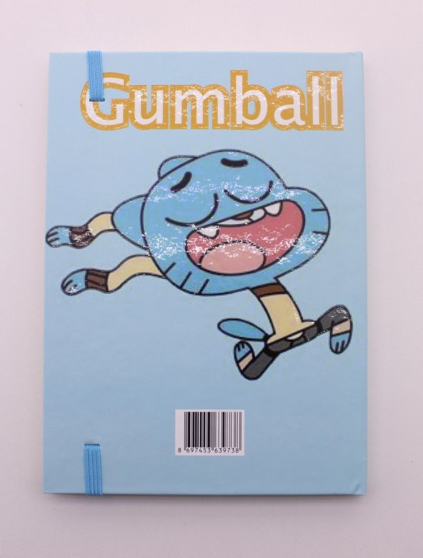 Lastikli Noktalı Sert Kapak Darwin ve Gumball Defter - 5