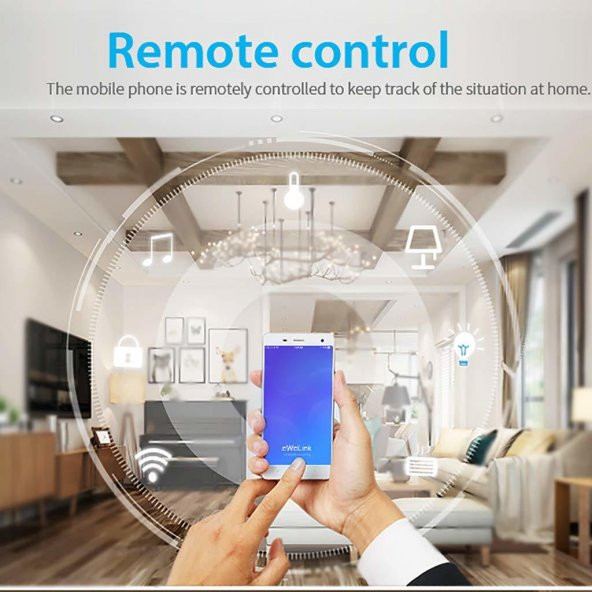 Tsmart Uzaktan yönetebilen Kablosuz Akıllı WIFI Priz 16A Tuya Destekli - 5