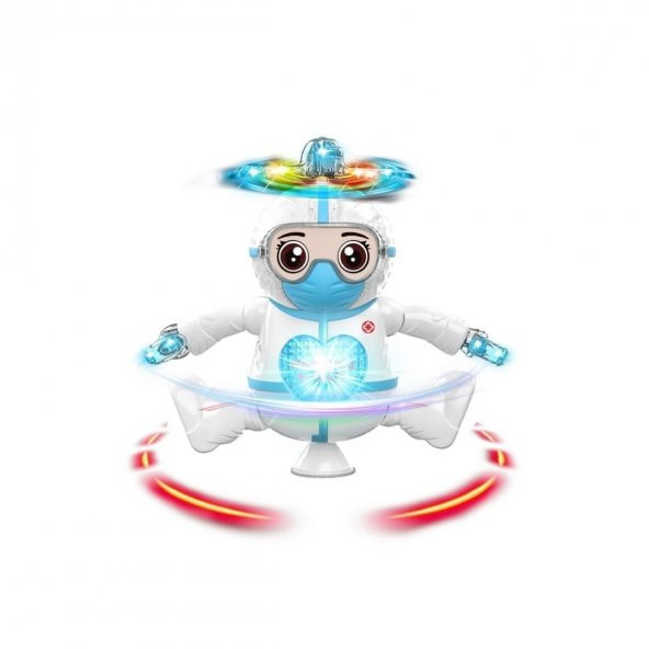 LZH-99444-9 Müzikli ve Işıklı Doktor Robot -Vardem - 10