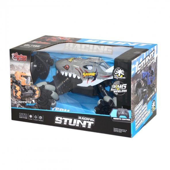 SYR-666-784 Kumandalı Şarjlı Köpek Balığı Stunt Car -Vardem - 3