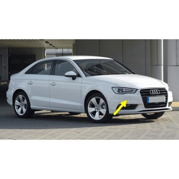 Audi A3 Sedan 2013-2016 Sağ Ön Far Yıkama Kapağı 8V5955276