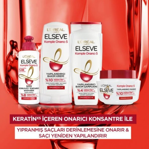 Loreal Paris Loréal Paris Elseve Komple Onarıcı 5 Yapılandırıcı Bakım Şampuanı 390 ml - 4