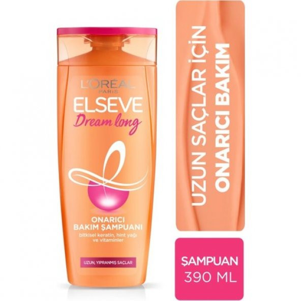 Loreal Paris Loreal Paris Elseve Dream Long Onarıcı Bakım Şampuanı 390 ml