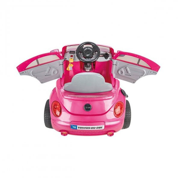 05 281 Pilsan, Tostos 12 Volt Kumandalı Akülü Araba Metalik Pembe +3 yaş Özel Fiyatlı Ürün - 6