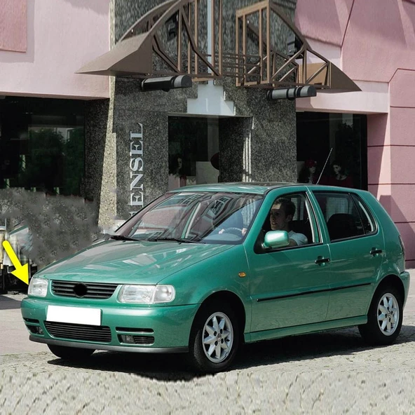 VW Polo HB 1994-1999 Ön Sağ Sinyal Lambası Camı Beyaz 6N0953042C