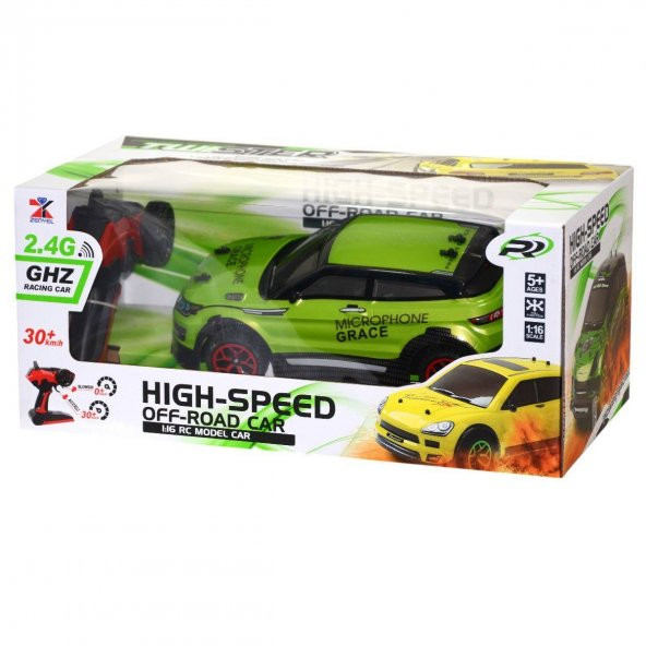 518-8A Kumandalı Yüksek Hızlı Off-Road Araba 1:16 -Can - 11