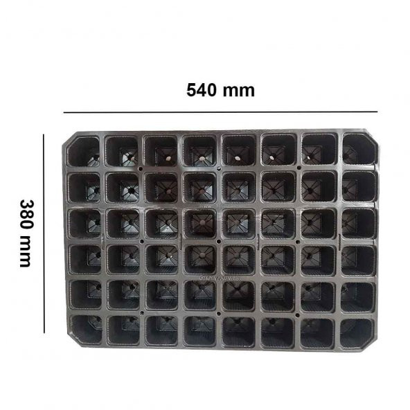 48 GÖZ (5 adet) Viyol FİDE YETİŞTİRME VİYOLÜ FİDAN YETİŞTİRME KABI ÇİLEK SEBZE MEYVE SÜS BİTKİSİ SKULENT FİDELİK - 3