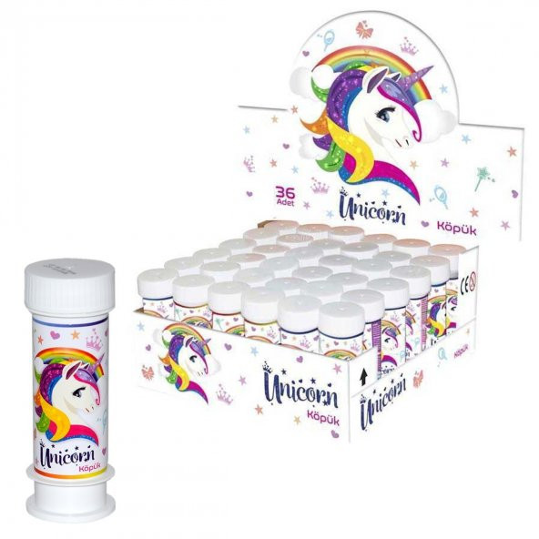 TUN0491 Balonevi, Unicorn Köpük 36'lı Köpük