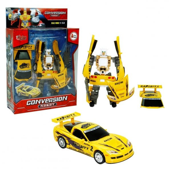 HW-998-1,998-4 Conversion 998 Işıklı Sesli Dönüşebilen Robot - 3