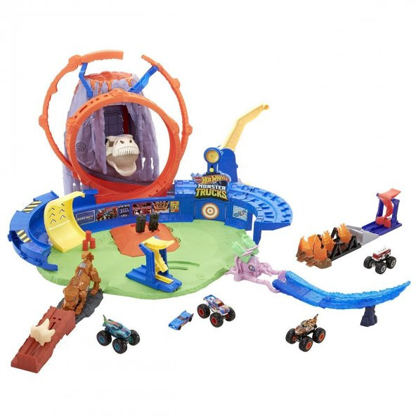 GYL14 HW MT Volkanik Alanda Macera Oyun Seti / Monster Trucks/ Hot Wheels - 2