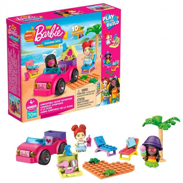 GWR31 MEGA™ Barbie® Şehir Hayatı Setleri 76 parça +4 yaş