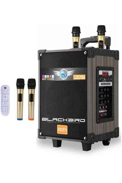 Taşınabilir Büyük Boy 2 Bluetooth Mikrofonlu Hoparlör Lt-910