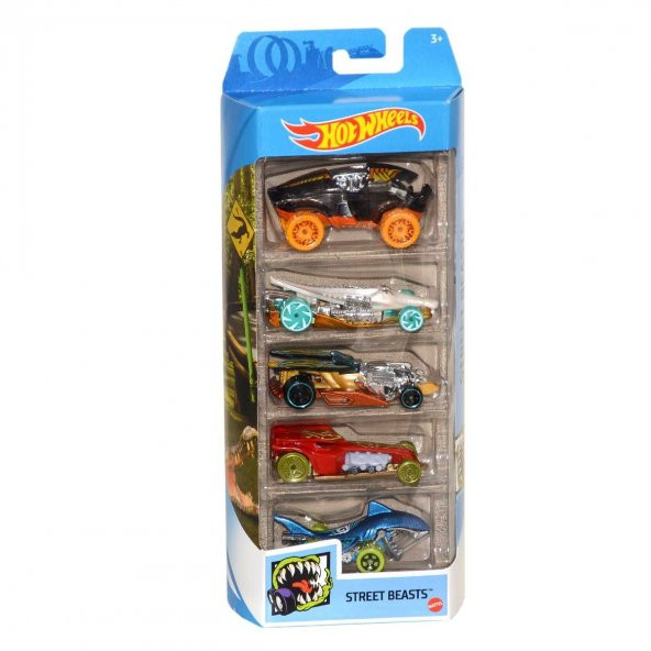 1806 Hot Wheels 5'li Araba Seti +3 yaş 1 - 31 Aralık - 6