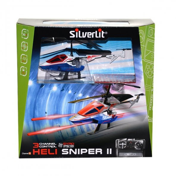 SIL/84781 Silverlit Heli Sniper II I/R 3 Kanal İç Mekan