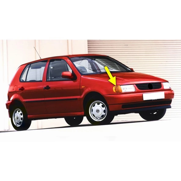 VW Polo HB 1994-1999 Ön Sağ Sinyal Lambası Sarı 6N0953042B