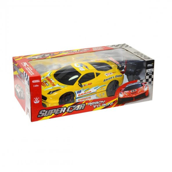 TOY-10 Toysan, 1:12 Kumandalı Şarjlı Yarış Arabası - 7