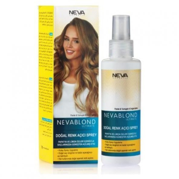 Neva Blond Kalıcı Naturals Renk Açıcı Sprey 150 Ml