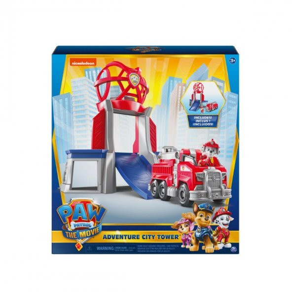 6061043 Macera Şehri Kulesi - Adventure City Tower, Paw Patrol The Movie, +3 yaş - 1