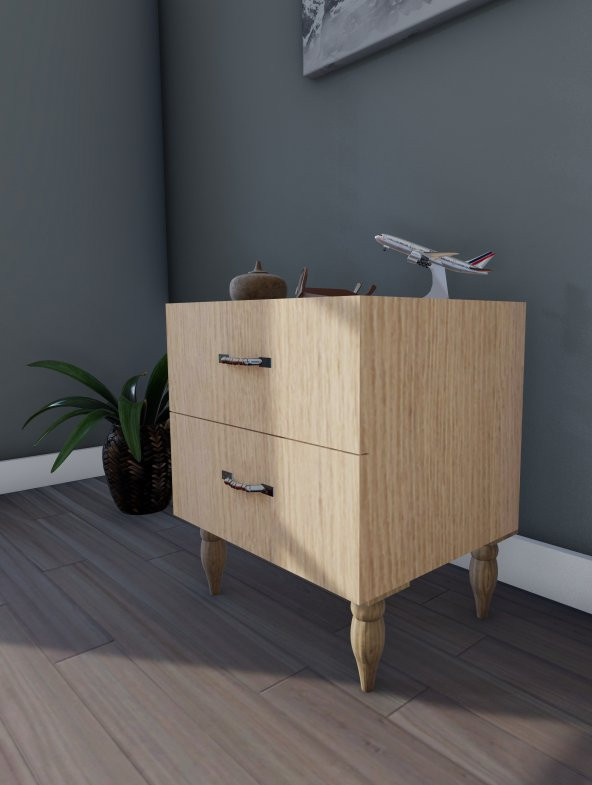 ÖMER ÇİFT ÇEKMECELİ KOMODIN - 2