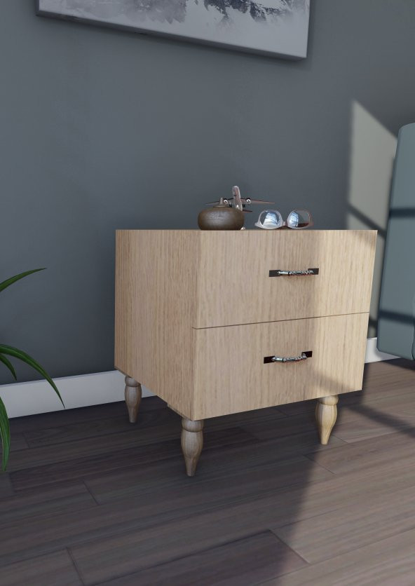 ÖMER ÇİFT ÇEKMECELİ KOMODIN - 4