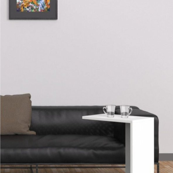 Ünüvar Konsept Parlak Beyaz Yan Sehba - Resim 2