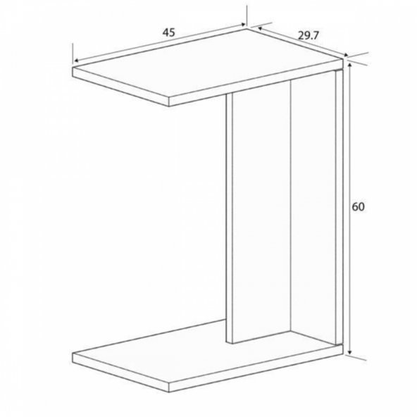 Ünüvar Konsept Parlak Beyaz Yan Sehba - Resim 5