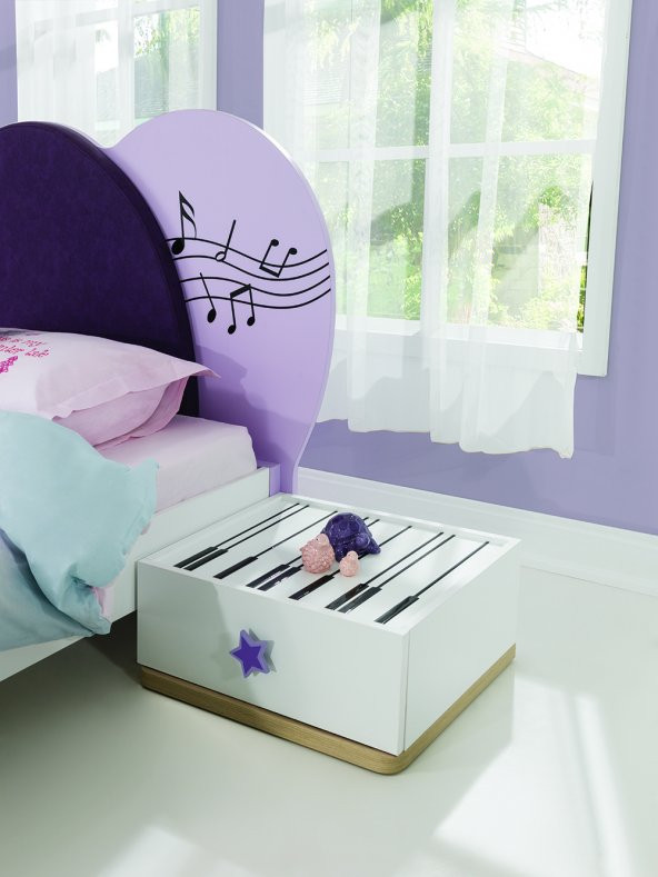 Rengarenk Little Star 100X200 Karyola - Resim 3