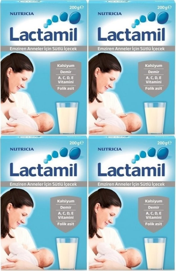 Nutrıcıa Lactamil 200GR (Emziren Anneler İçin Sütlü İçeçek) (4 Lü Set)