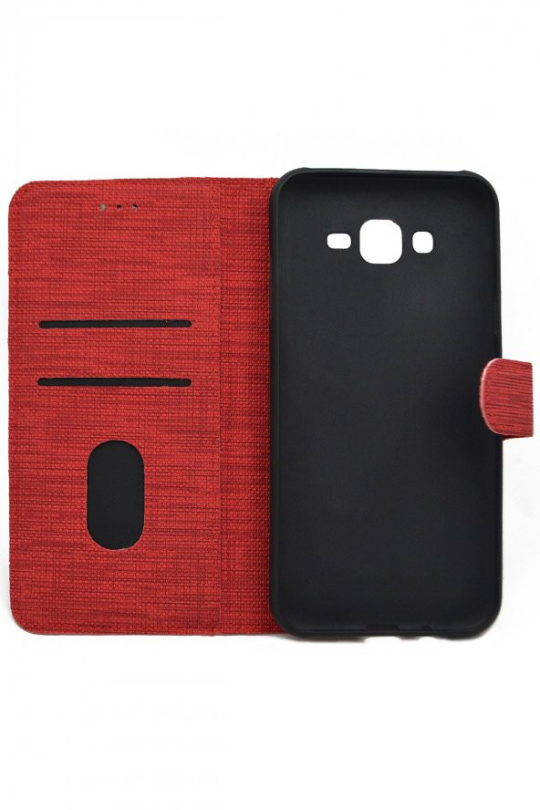 TahTicMer   Xiaomi Mi 10 Lite Kılıf Kumaş Kredi Kartı Para Bölmeli Standlı Exclusive Spor Cüzdan - 2