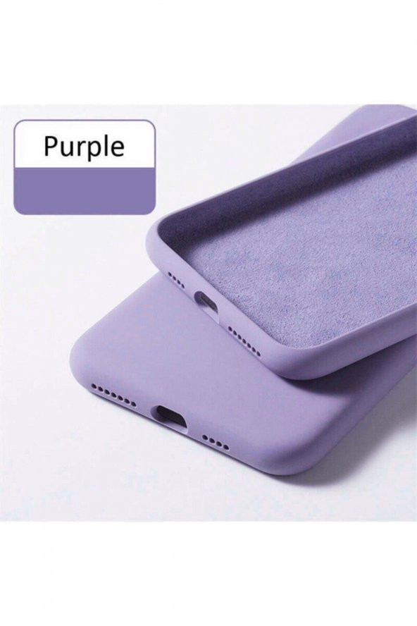 TahTicMer   Huawei Y5P Uyumlu Kılıf Lansman Silikon Mat Yüzey içi Kadife Kapak Tpu