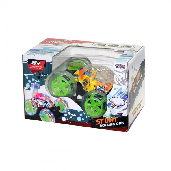 869-22 Uzaktan Kumandalı Şarjlı Akrobat Araba - 2