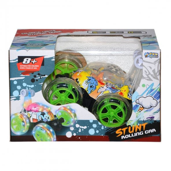 869-22 Uzaktan Kumandalı Şarjlı Akrobat Araba - 5