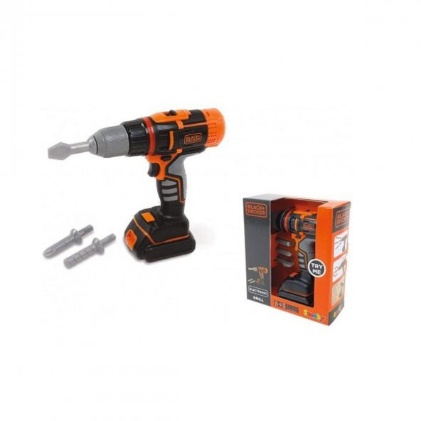 7600360197 Black+Decker Elektronik Oyuncak Matkap Smoby 3-7 yaş - 5