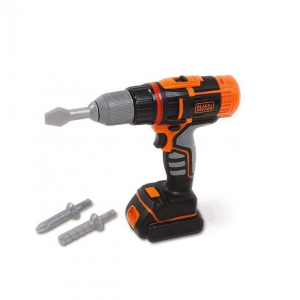 7600360197 Black+Decker Elektronik Oyuncak Matkap Smoby 3-7 yaş - 7
