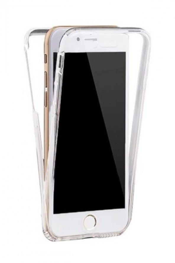 TahTicMer   Apple iPhone 4S Kılıf ön Arka Komple Koruma Silikon Fullbody