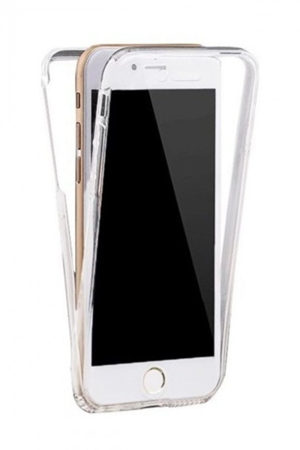 TahTicMer   Apple iPhone 8 Plus Kılıf ön Arka Komple Koruma Silikon Fullbody