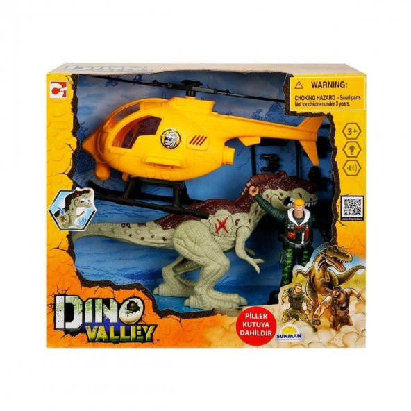 42084 Sesli ve Işıklı Dino Valley Helikopter Oyun Seti - 5