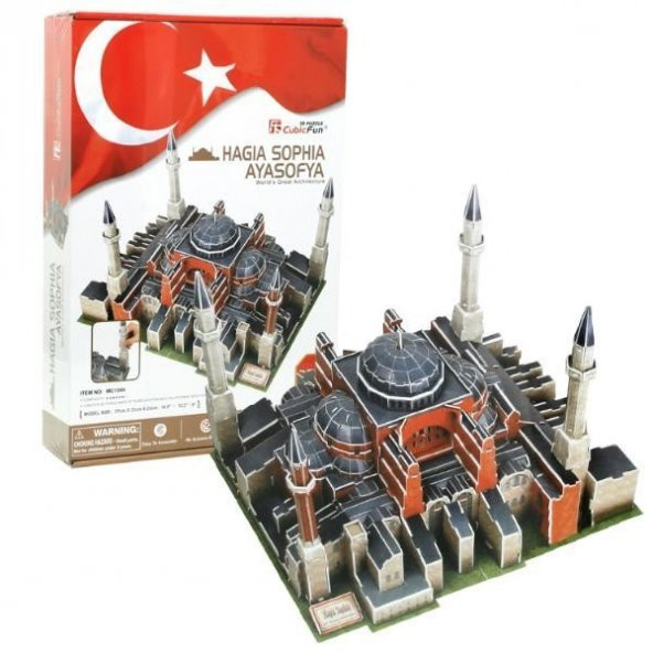 MC134H AYASOFYA CAMİİ /Cubic Fun 3 Boyutlu Puzzle