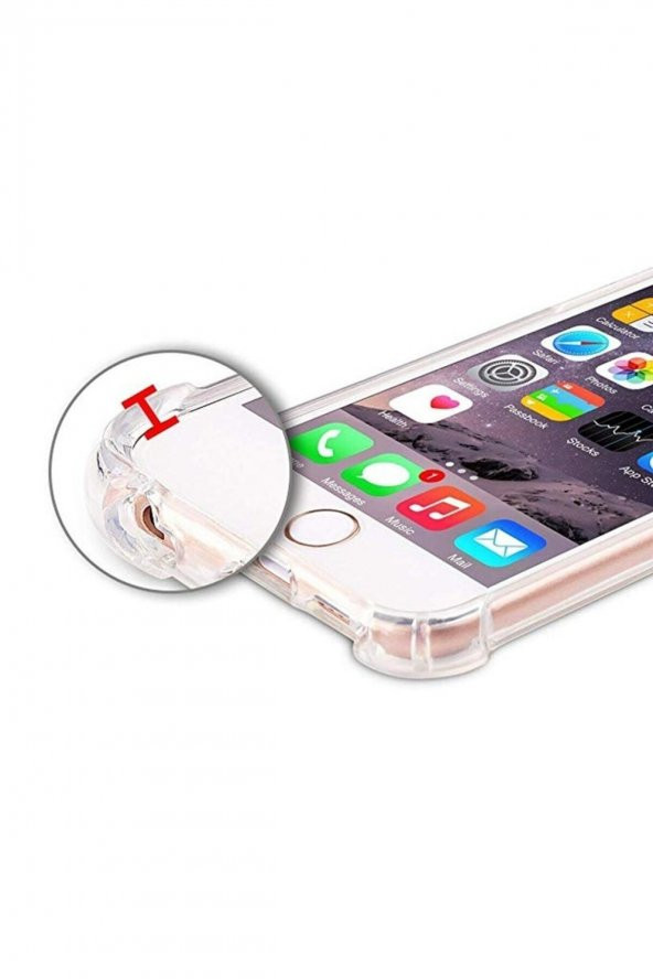 TahTicMer   Xiaomi Redmi Note 8 Şeffaf Köşe Korumalı Kılıf Boyuna Asmalı Askılı İp - Resim 2