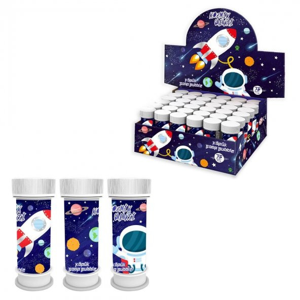 TKG9844 Balonevi, Kozmik Galaksi Köpük Balon 36'lı Kutu - 4