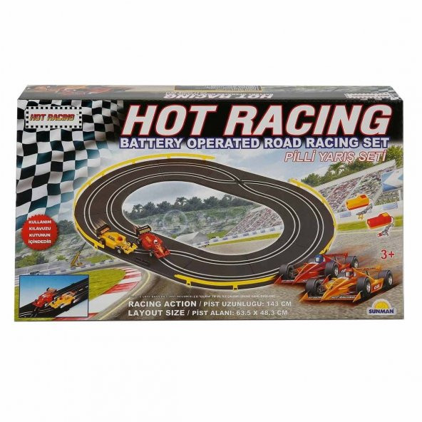 6004  Hot Racing Yarış Seti - 3