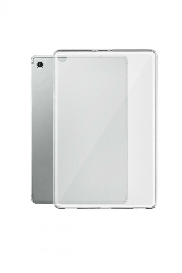 TahTicMer   Galaxy Tab A T355 Kılıf Transparan Ultra ince Silikon 0,2 mm Komple Arka Koruma 8 inç - 2