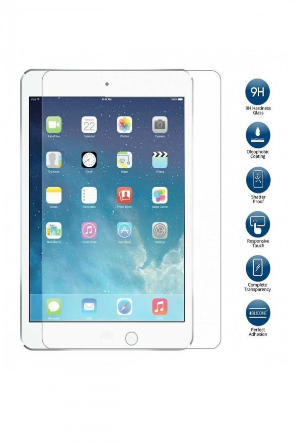 TahTicMer   Apple iPad Mini 4 Kırılmaz Ekran Koruyucu Cam Tempered Glass Darbeye Dayanıklı 7.9 inç