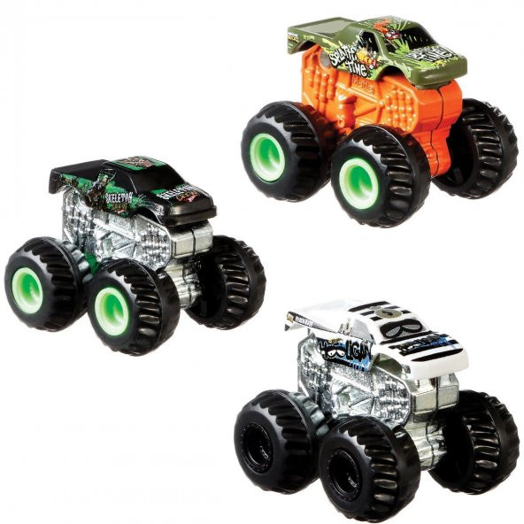 GBR24/GPB72 Hot Wheels Monster Trucks Mini Arabalar Sürpriz Paket - 3