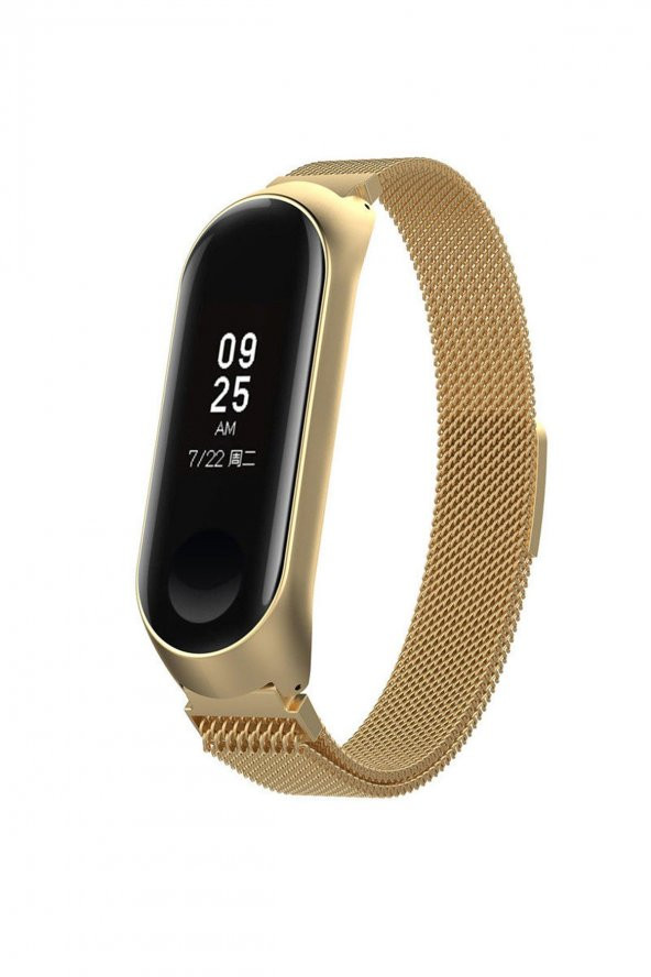 TahTicMer   Xiaomi Mi Band 4 Metal Kayış Hasır Kordon