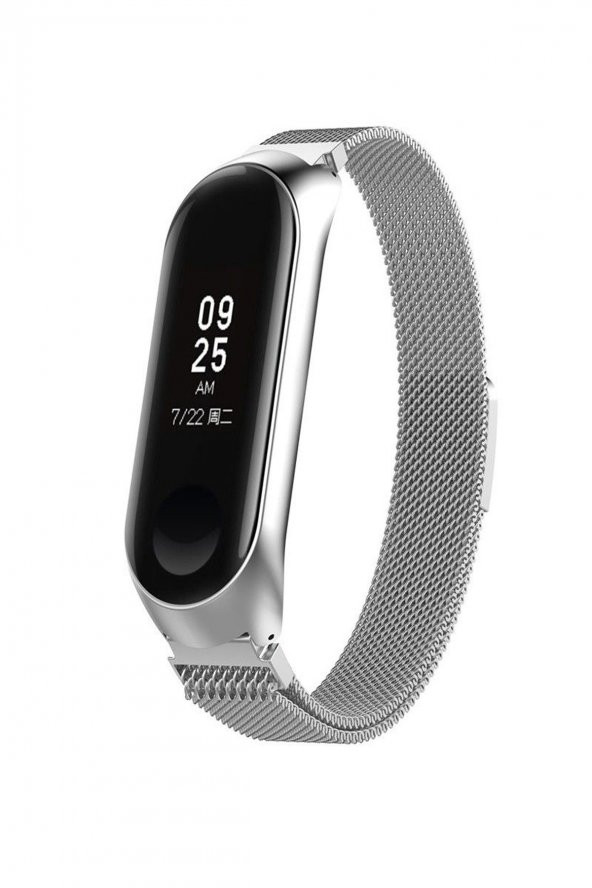 TahTicMer   Xiaomi Mi Band 3 Metal Kayış Hasır Kordon