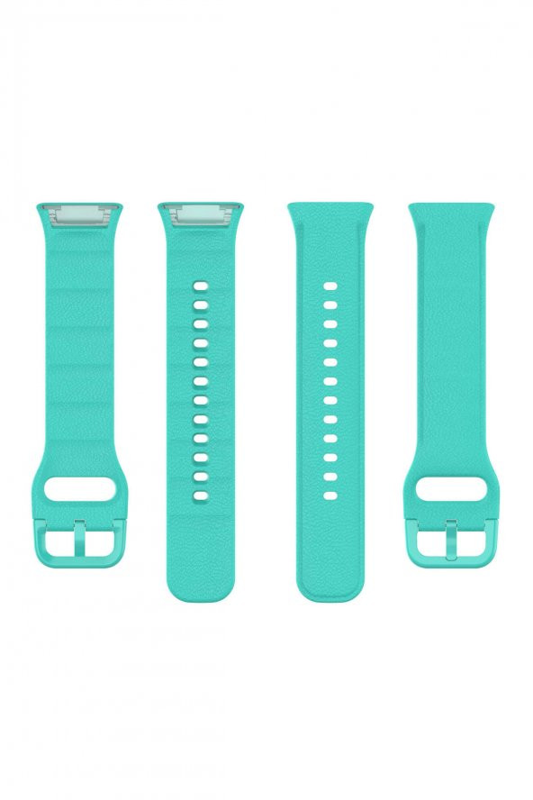 TahTicMer   Oppo Watch Free Kayış Silikon Akıllı Bileklik Spor Kordon - 2