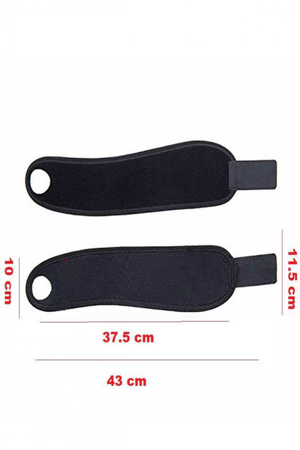 TahTicMer   Ayarlanabilir Spor Bilekliği Parmaktan Geçmeli Neopren Bandaj Sporcu El Bileklik Basınç Desteği - 4