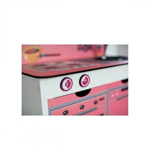 KID-1033 Chiva Pembe Ahşap Mutfağım - 8