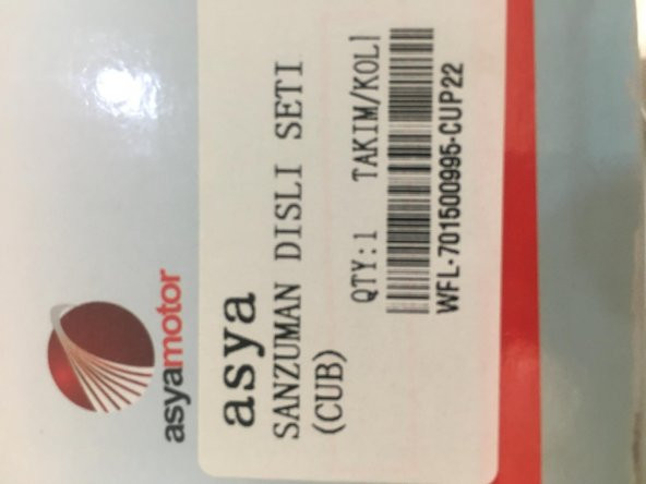 CUP 100 ŞANZUMAN DİŞLİ SETİ ASYA - Resim 4